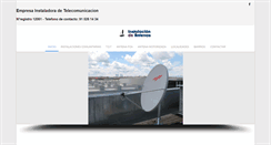 Desktop Screenshot of instalaciondeantenas.com