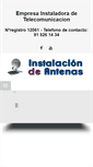 Mobile Screenshot of instalaciondeantenas.com