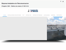 Tablet Screenshot of instalaciondeantenas.com